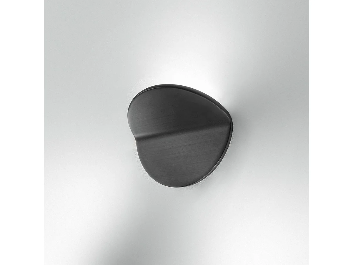 Luminária de parede LED PLUG A 15W 1375Lm 3000K Preto Fosco - Iluminação Indireta em Alumínio Fundido - Série Plug da Gealuce