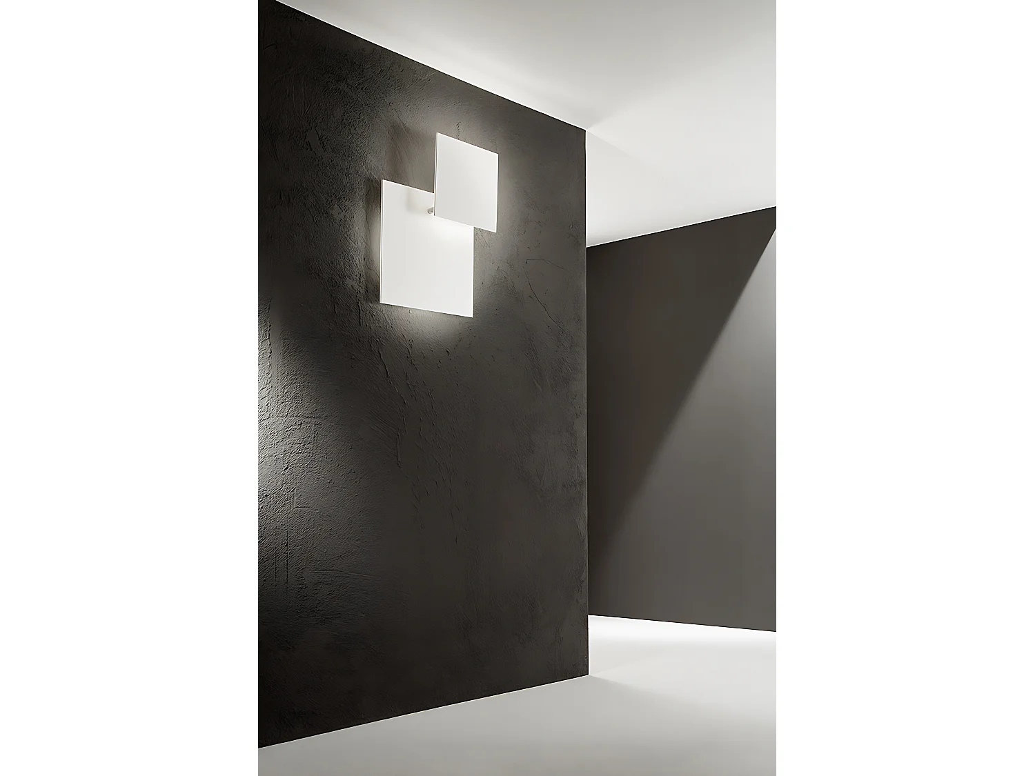 Aplique de parede LED ajustável Branco Mate 48W, design moderno em metal e alumínio com difusor em acrílico acetinado - Marca Perenz, Portugal.