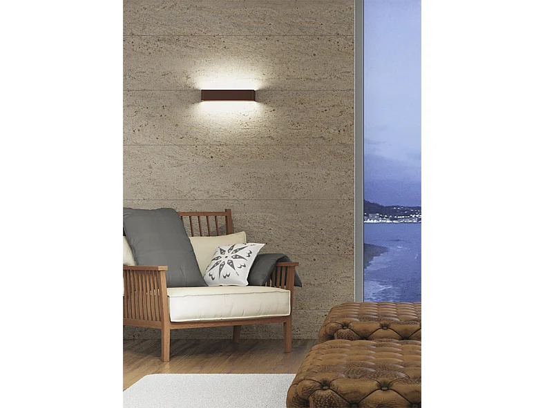 Mini Icon Wall 7W 120° Luminária LED de Interior com Tecnologia Switch, Temp. Cor 2700K/3000K/4000K, Acabamento Preto Fosco - Beneito & Faure