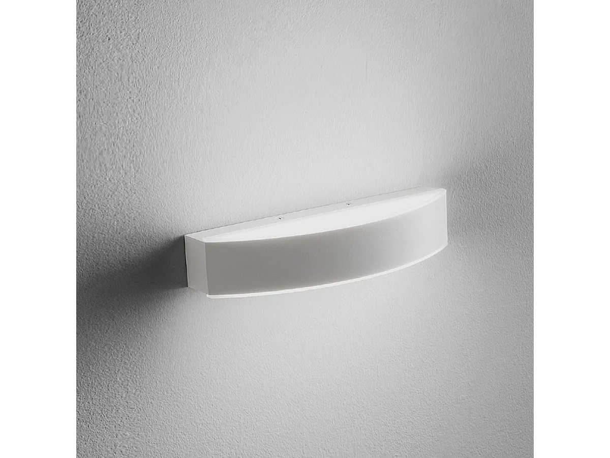 Applique Gap501C 20W 2107Lm 3000K Ip20 En Aluminium Blanc Satiné - Gealuce - Applique Led Double Émission Haute Puissance
