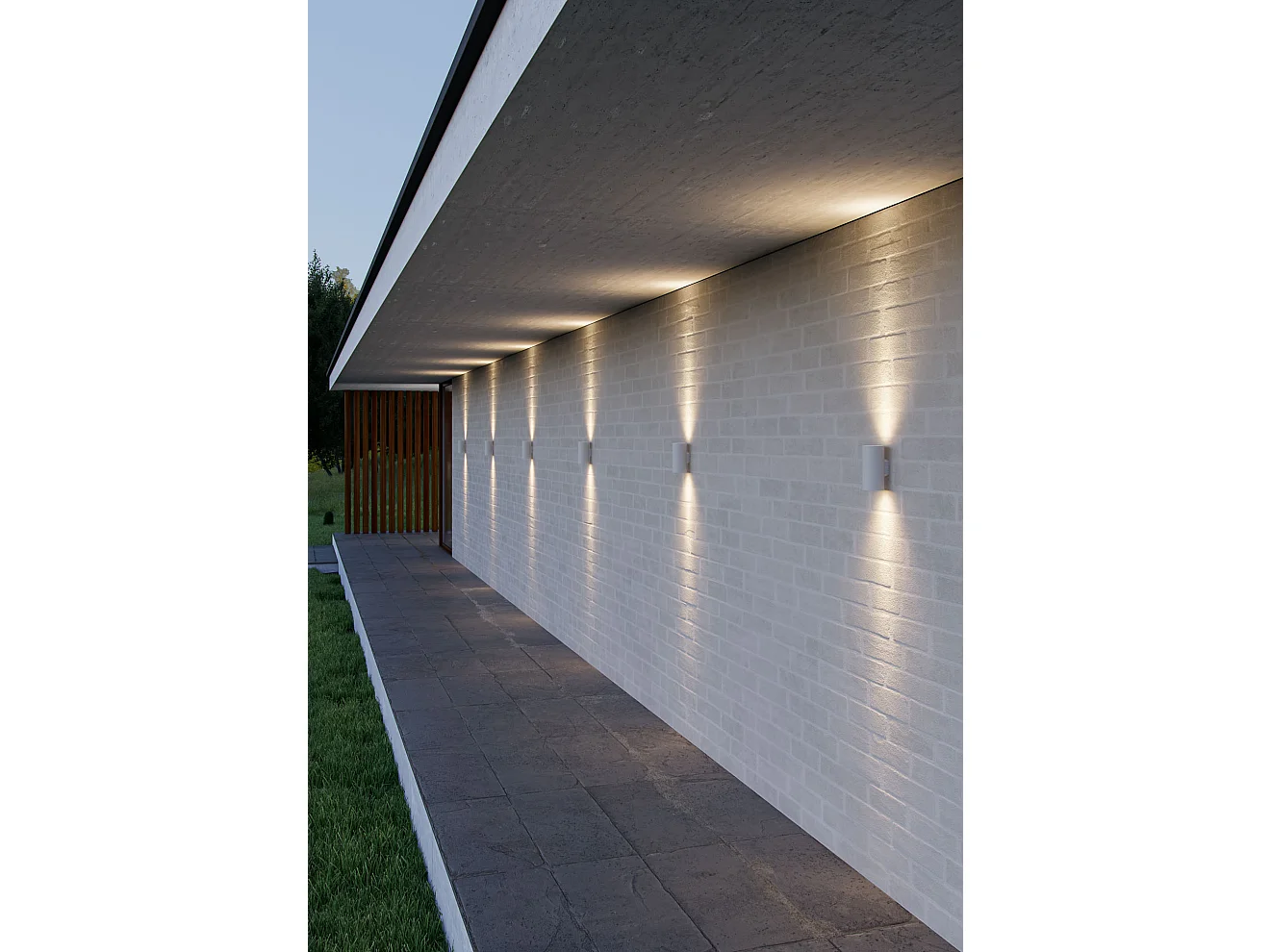 Luminária de Parede Exterior LED Sunset R 16W, Redonda, CCT 2700K/3200K/4000K, Acabamento em Preto Mate - Beneito & Faure, Alta Qualidade Técnica