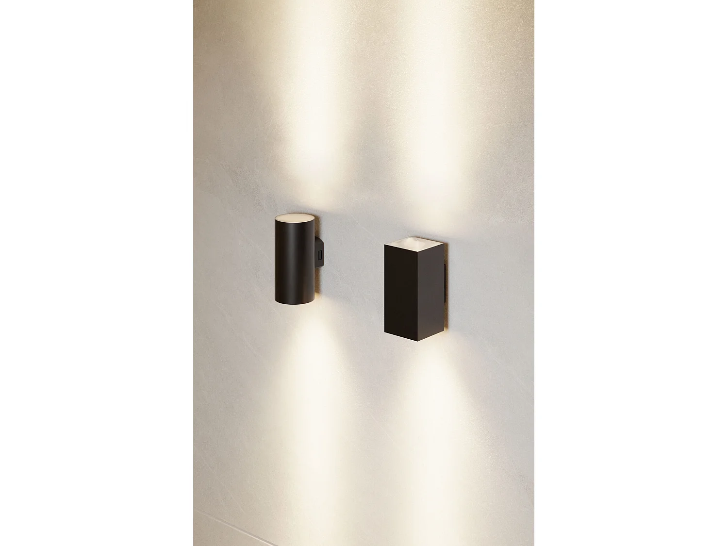 Luminária de Parede Exterior LED Sunset R 16W, Redonda, CCT 2700K/3200K/4000K, Acabamento em Preto Mate - Beneito & Faure, Alta Qualidade Técnica