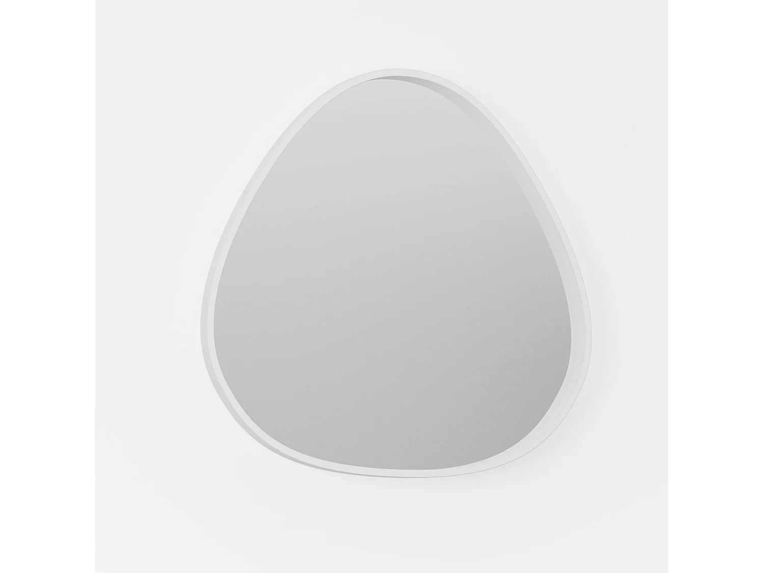 Luminária de parede espelhada Ecaris A/G com LED de 30W+5W, temperatura de 3000K - 4000K, dimerizável, alumínio branco acetinado - Gealuce