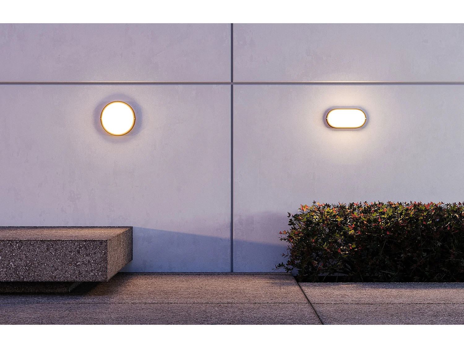 Applique Murale Led Beneito & Faure Selen 12, 120°, 3000K, Noir Mat - Design Moderne Et Efficace Pour L'Éclairage Architectural