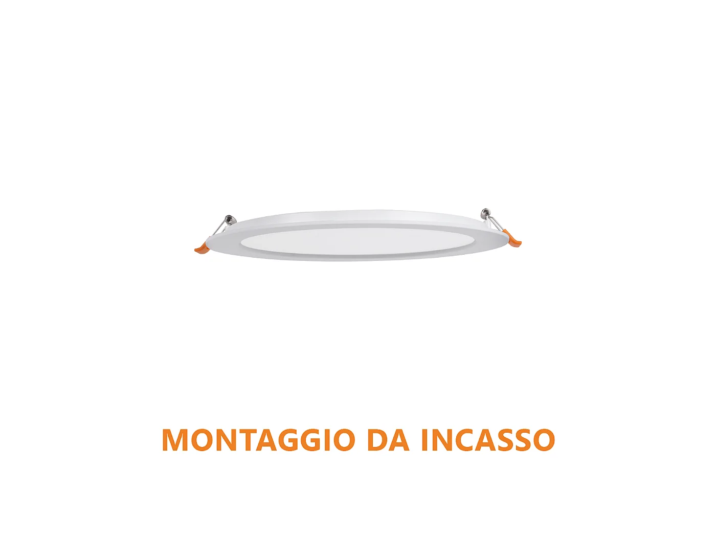Panneau Led Rond 12W 1200Lm Cct 3000K/4000K/6000K Installation Encastrée Saillie Diamètre 170Mm Classe Ii Ip20 Luminaire Plafonnier Réglable