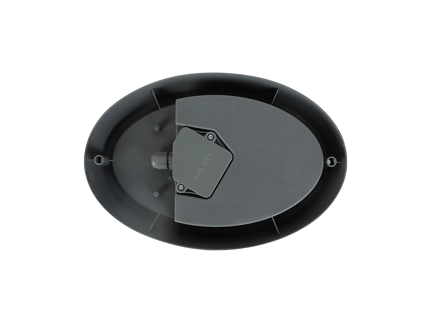 Alcapower Plafoniera LED Oval IP65 15W 1300lm 4000K Cinza: Iluminação Estanque de Alta Eficiência para Ambientes Internos e Externos