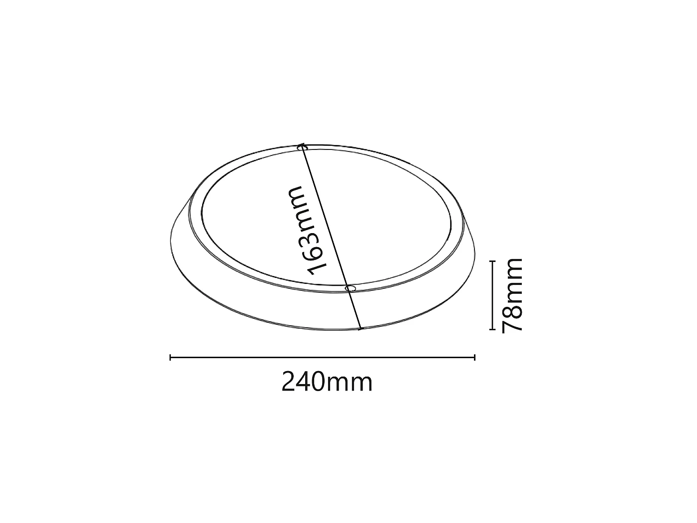 Alcapower Plafoniera LED Oval IP65 15W 1300lm 4000K Cinza: Iluminação Estanque de Alta Eficiência para Ambientes Internos e Externos
