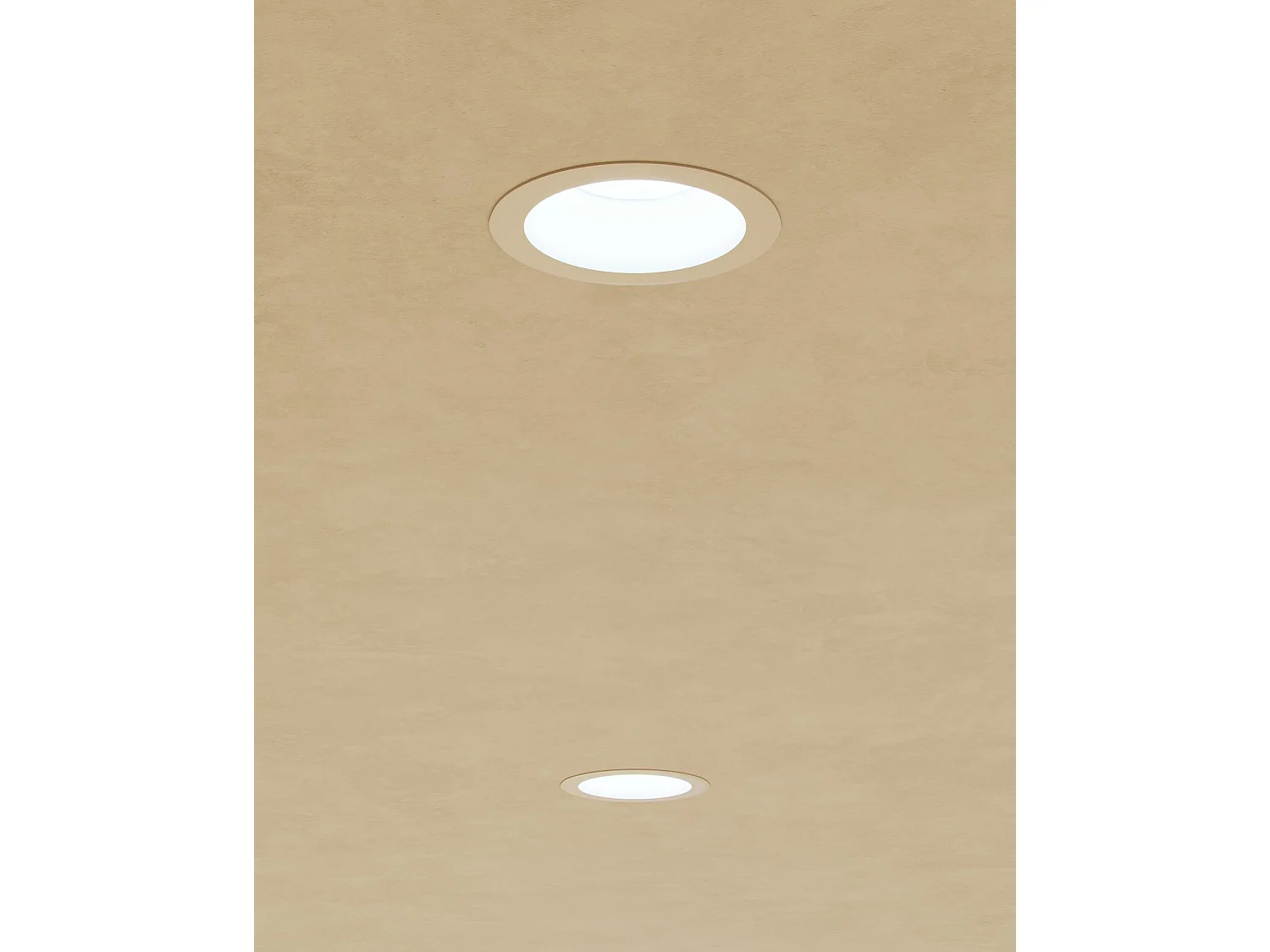Luminária LED de embutir Beneito & Faure Thessis 25W 90º CCT, interruptor, cor 3000K/4000K/5000K, acabamento branco fosco para iluminação interna