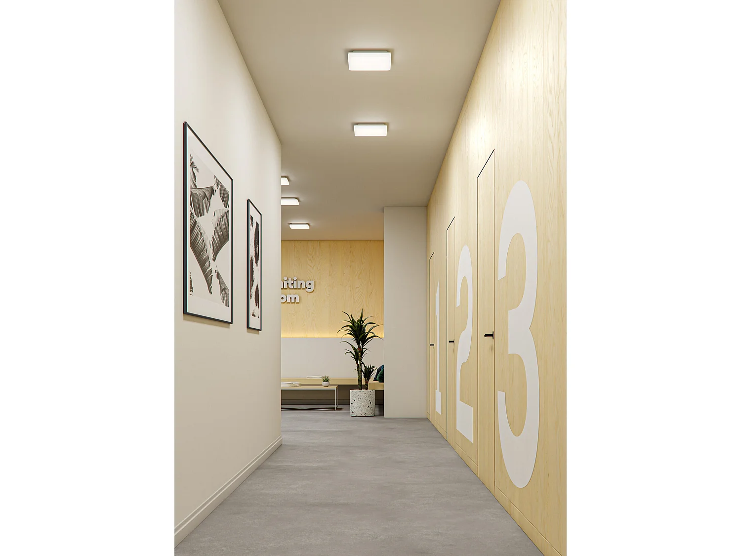 Mini Kora Sq Surface Spot Led Carré 20W Avec Interrupteur, Cct 2700K-4000K, Angle 120°, Ip40, Finition Blanc Mat Par Beneito & Faure.