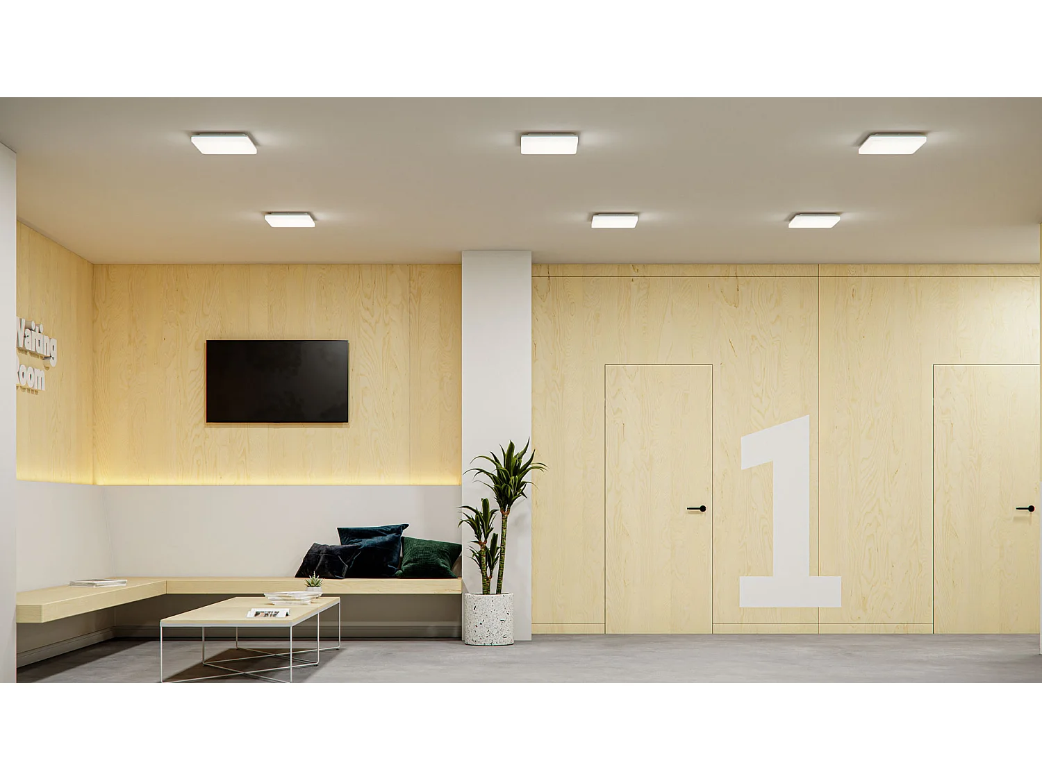 Mini Kora Sq Surface Spot Led Carré 20W Avec Interrupteur, Cct 2700K-4000K, Angle 120°, Ip40, Finition Blanc Mat Par Beneito & Faure.