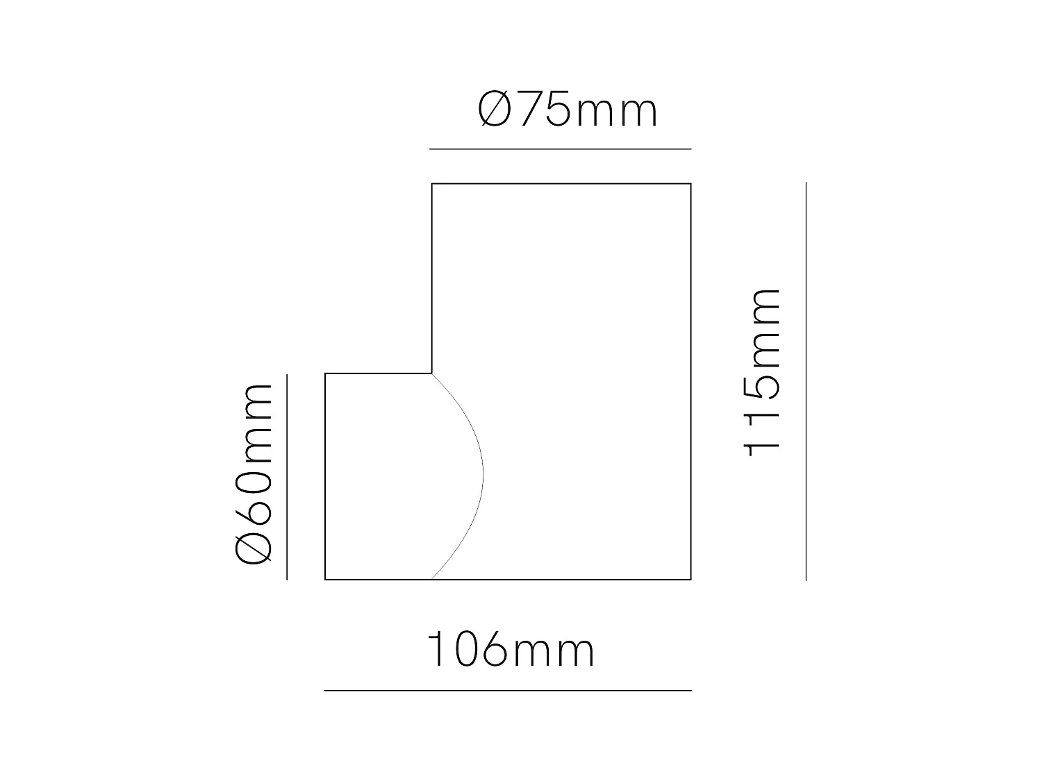 Luminária de parede cilíndrica LED GU10 de 38° com acabamento em aço corten, design moderno para iluminação de interiores - Beneito & Faure