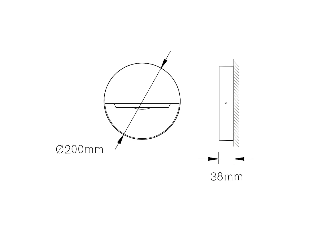 Clos Wall 8 120 LED Outdoor Wall Light 8W Switch CCT 3000K/4000K/5000K Matt Black - Beneito & Faure Step Light Lighting