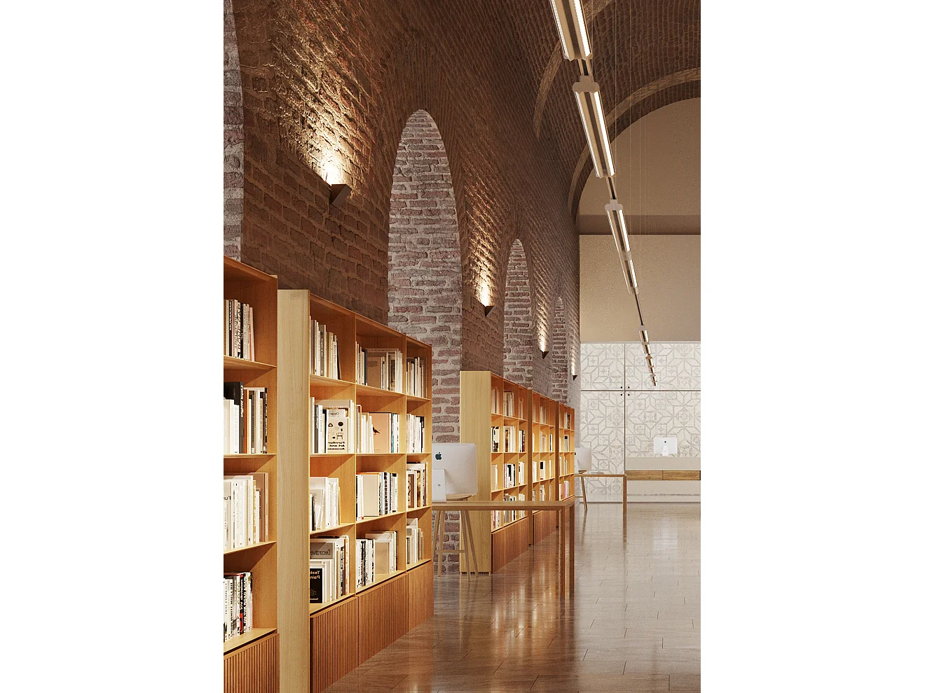 Luminária de parede LED Comet Power Switch 40x90mm Corten, 10/20W, dimerizável por Triac, 2700K-4000K, IP65 - Beneito & Faure