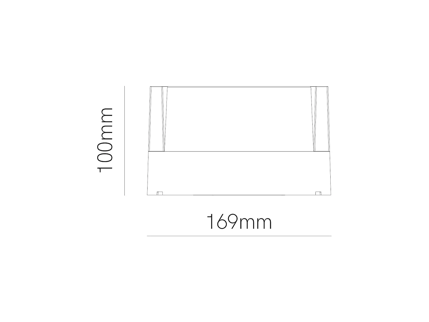 Aplique de parede exterior LED redondo Blis 15W, interruptor CCT 2700K/3200K/4000K, aço Corten, ângulo 250º, Beneito & Faure - Iluminação LED