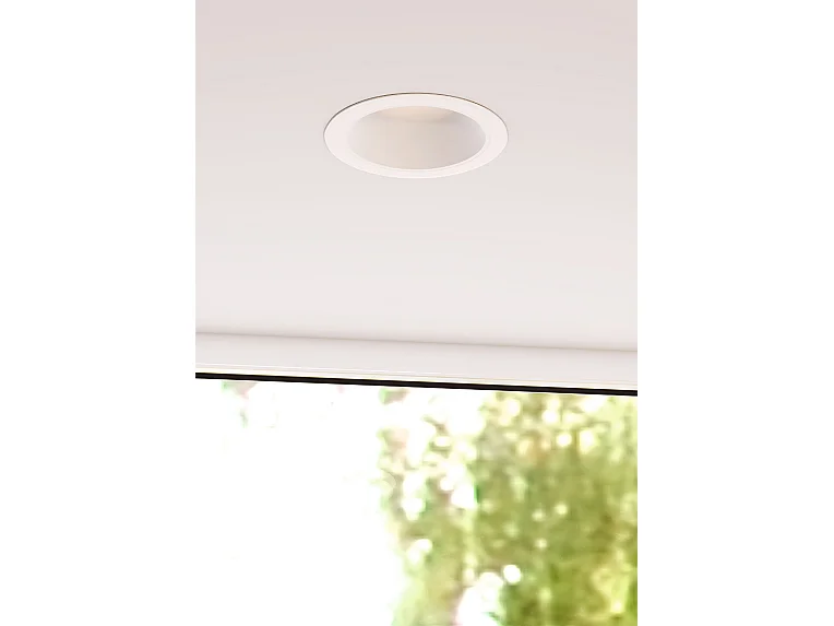 Luminária de embutir LED Thessis Beneito & Faure 25W 90º TRIAC dimerizável 3000K/4000K/5000K preta fosca - Iluminação profissional