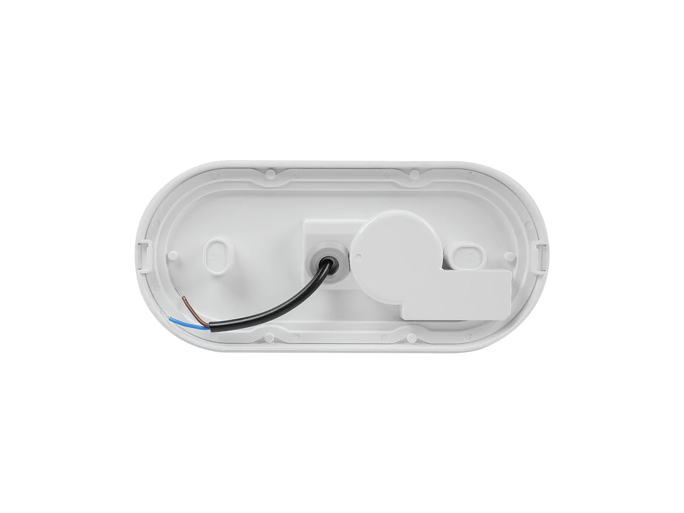 Plafonnier Led Ovale 15W 1300Lm 4000K Ip54 Blanc Luminaire Design Compact Haute Efficacité Éclairage Intérieur Extérieur Protégé Seo
