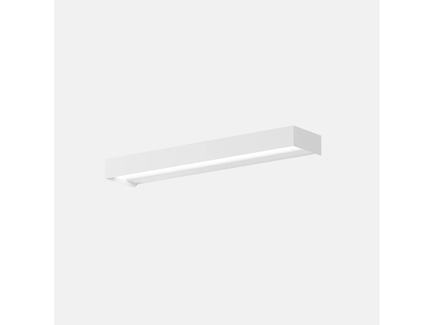 Applique Led Gap 20W 980Lm 3000K Aluminium Blanc Mat Dimmable Coupe De Phase - Gealuce