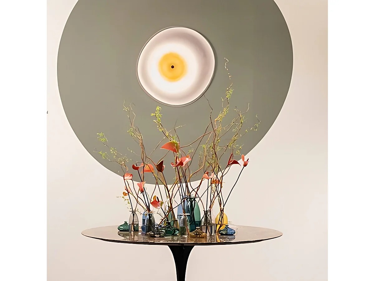 Vasetto Artigianale Un Fiore in Vetro Borosilicato Soffiato a Mano Colore Rosa Capacità 19cl Design Elegante Decorativo per Interni ed Esterni