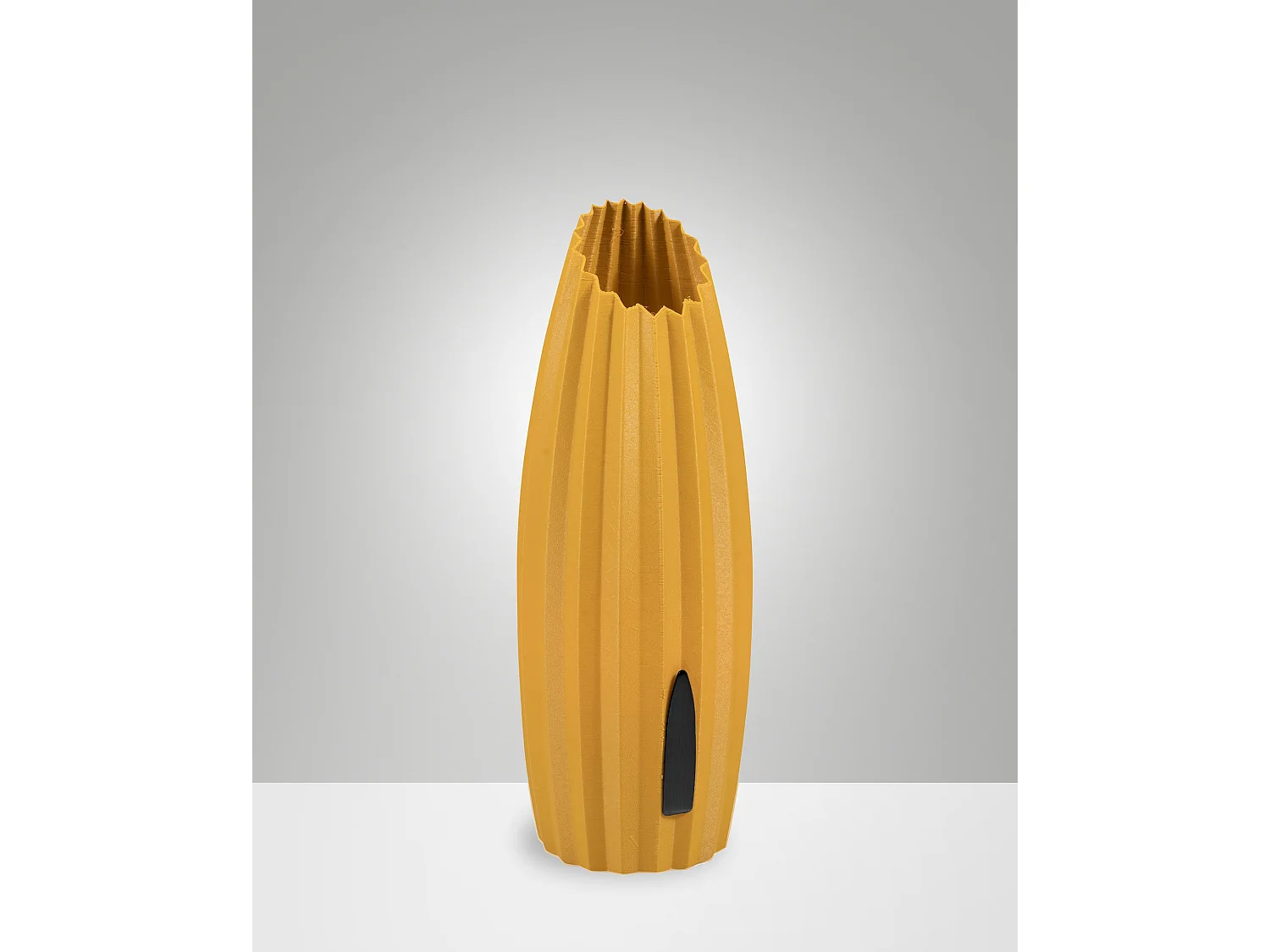 Lampe De Table Nadine Moutarde En Métal Et Plastique Végétal, Ampoule G9 10W, Variateur Tactile, Ip20, Hauteur 30 Cm. Design Moderne Et Durable.