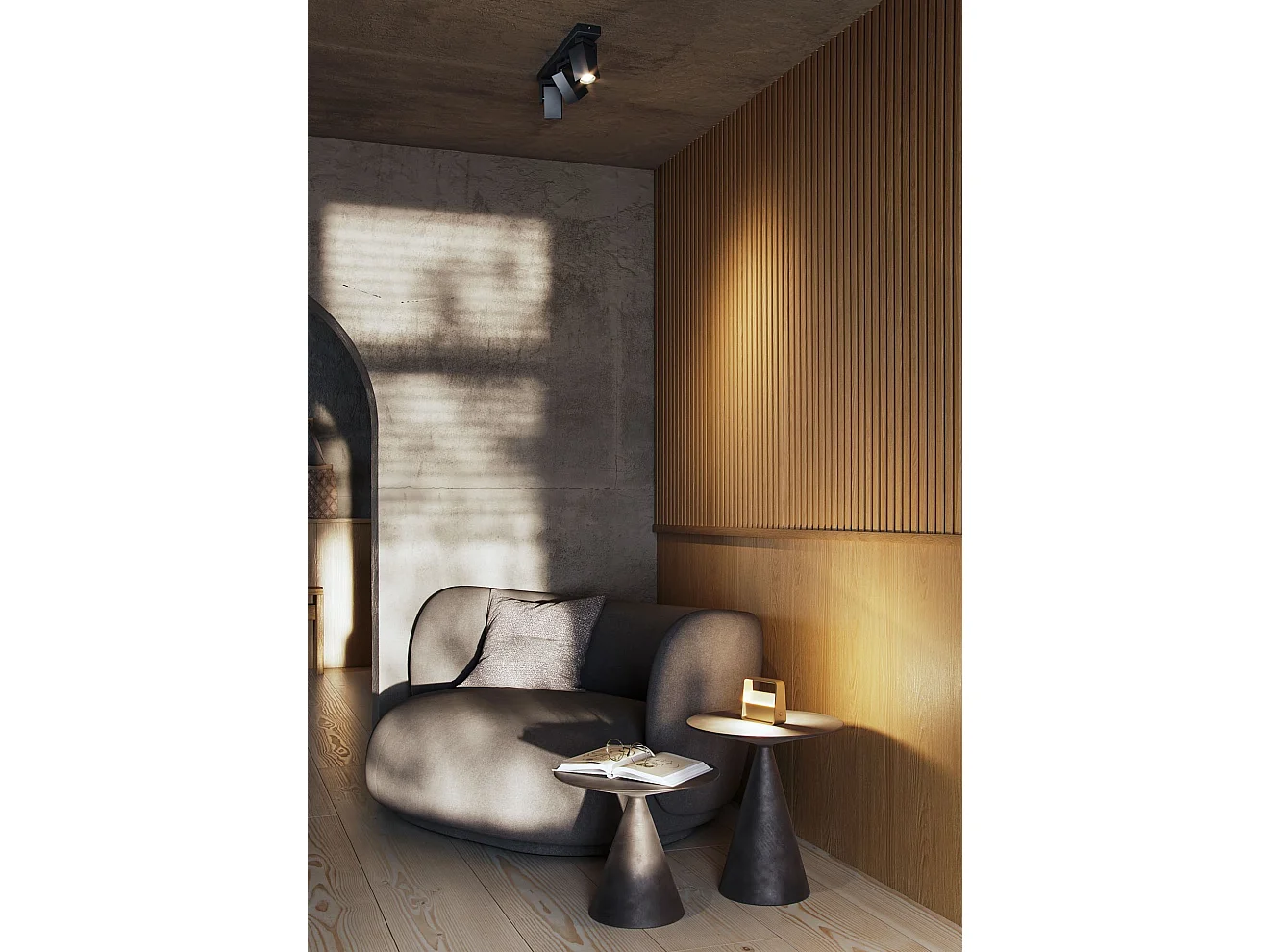 Draagbare tafellamp 2W 180º dimbare LED 3000K geborsteld goud, 3,5 uur batterijduur, elegant ontwerp IP20 - Beneito & Faure