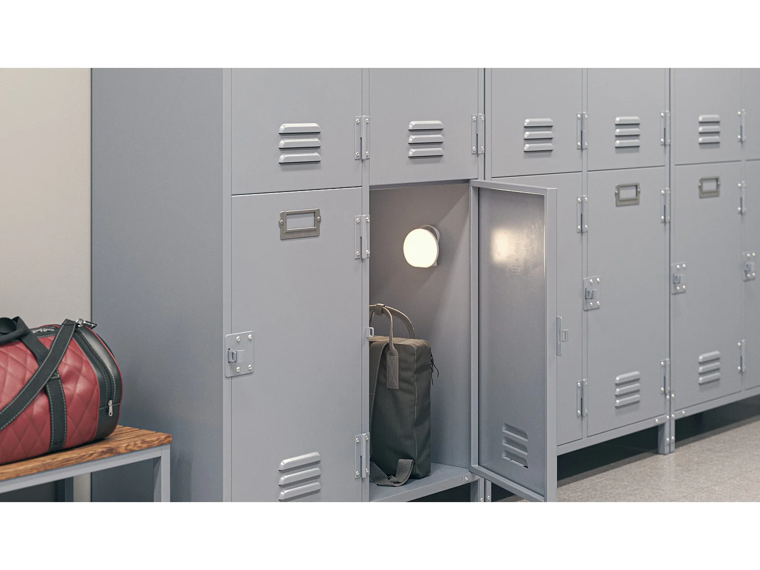 Madi Beneito & Faure 4W CCT-schakelaar draagbare LED-lamp 2700K/3200K/4000K IP54 dimbaar mat wit - Beneito & Faure
