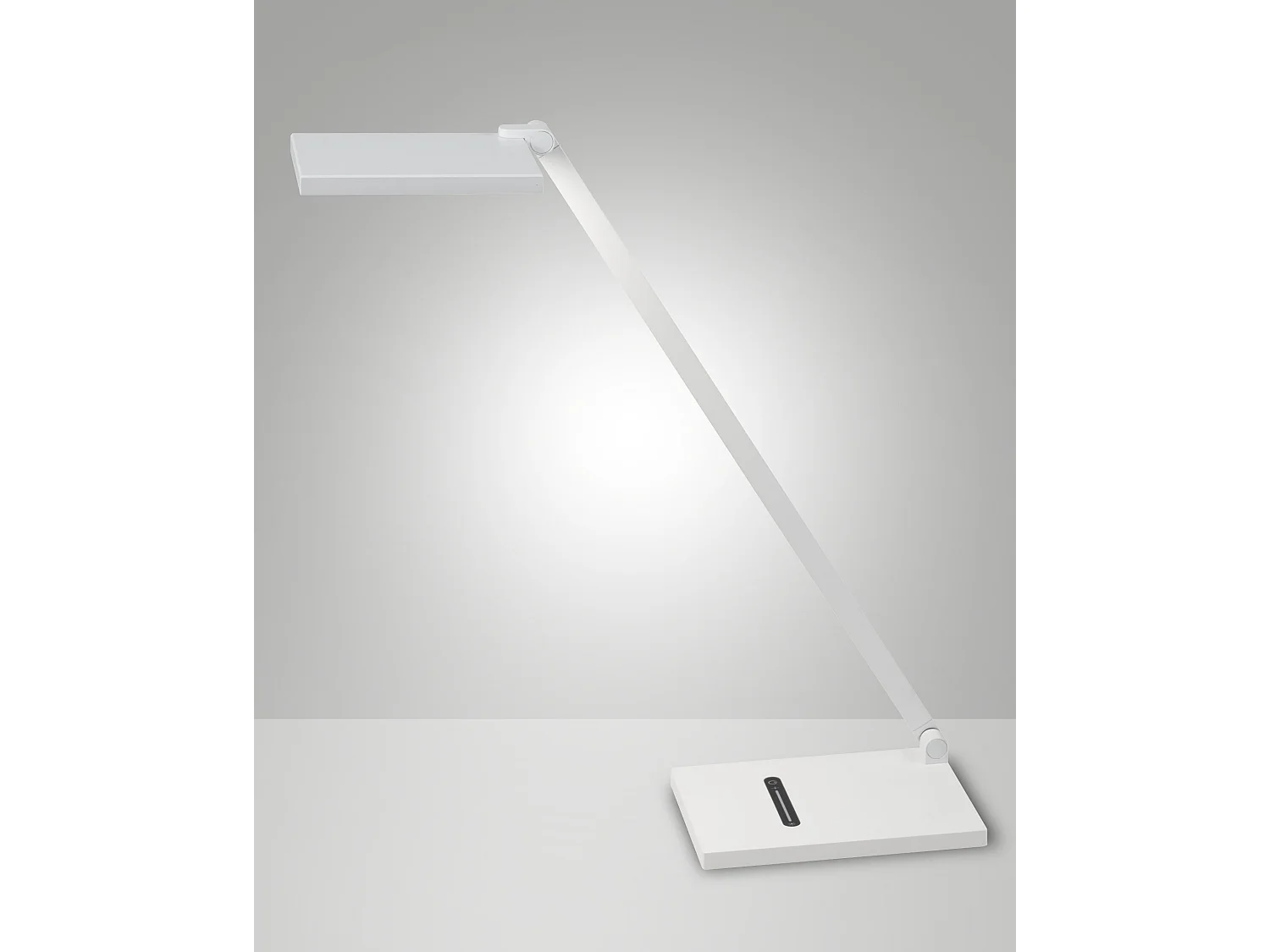 Zermatt 10W geïntegreerde LED-tafellamp, kleurtemperatuur 3000K/4000K, touch-dimfunctie, wit metalen en methacrylaat frame - IP20