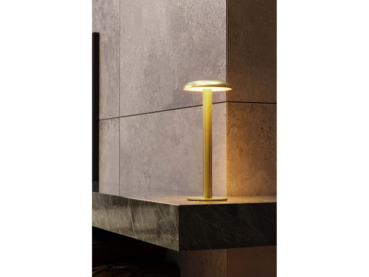 Draagbare LED-tafellamp voor meisjes 2W IP65 dimbaar CCT 2000K/3100K/5000K mat wit - Beneito & Faure voor binnen- en buitengebruik