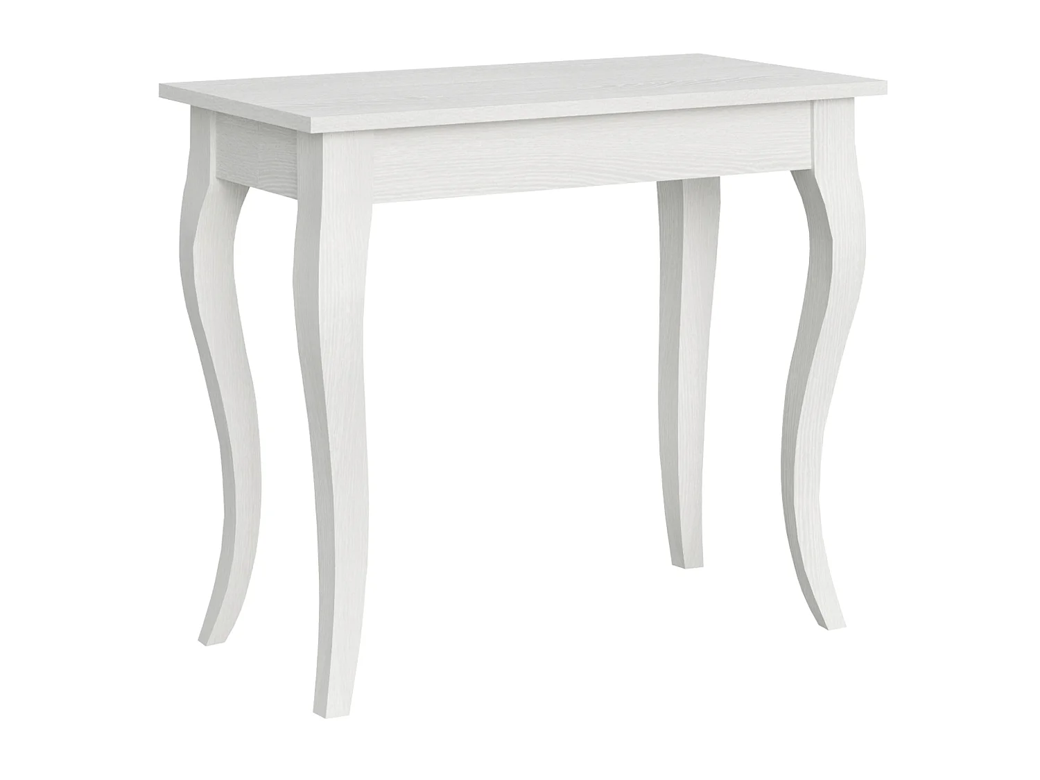 Rozkładany stół konsolowy 90x48/308 cm Holland biały jesion
