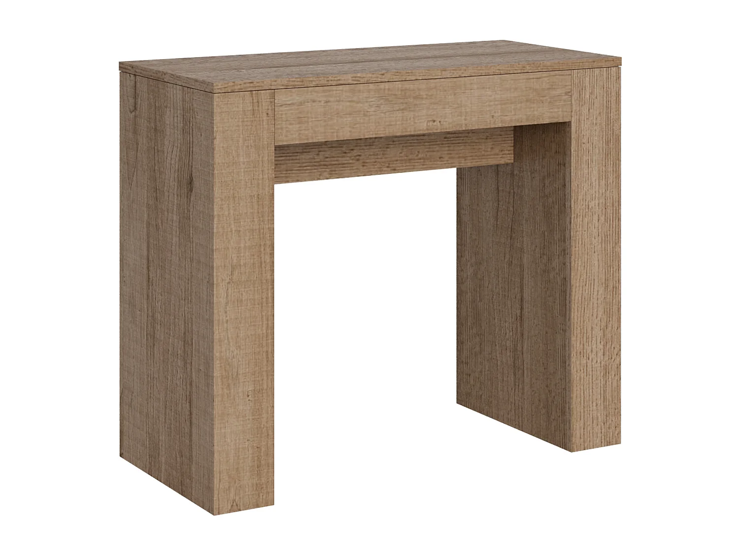 Rozkładany stół konsolowy 90x42/302 cm Modem dąb naturalny