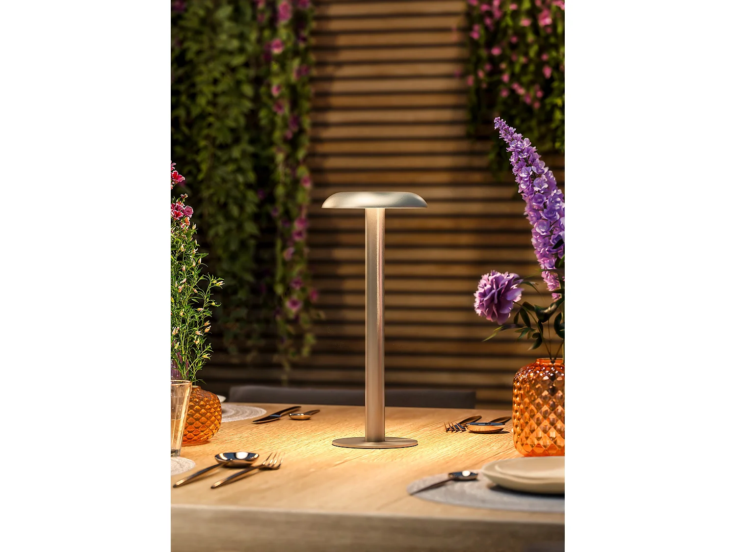 Draagbare LED-tafellamp voor meisjes 2W IP65 dimbaar CCT 2000K/3100K/5000K Champagne - Beneito & Faure voor binnen- en buitengebruik