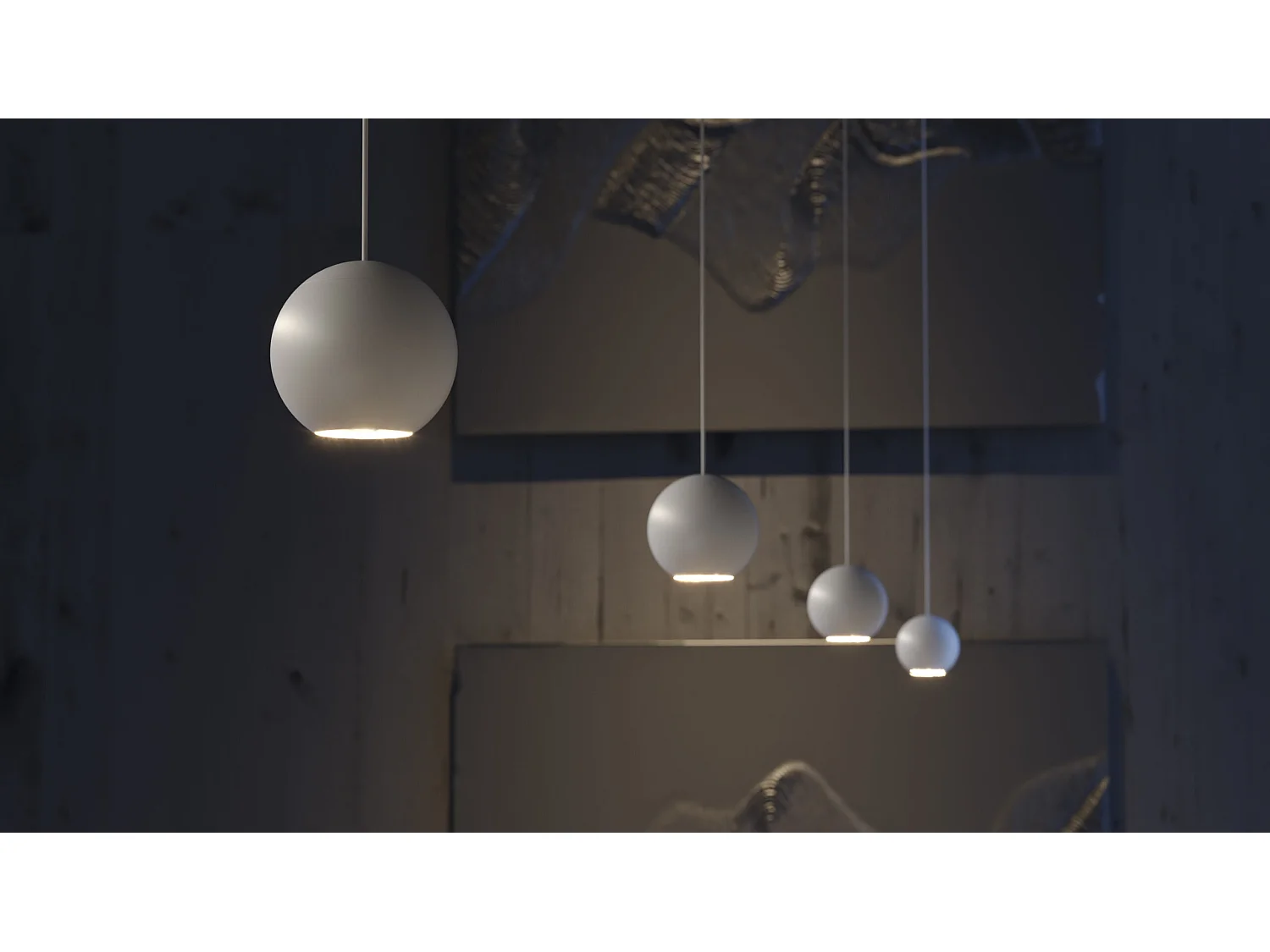 Bora 8,5W 36º 3000K Matzwarte Bolvormige Hanglamp - LED Plafondspot met hoge kleurweergave-index (CRI) > 93 - Beneito & Faure