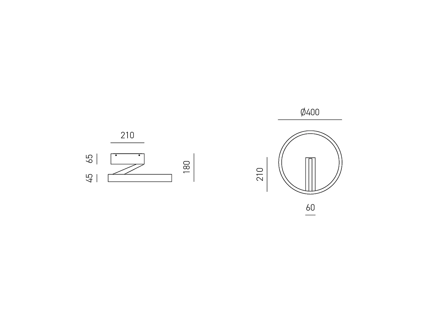 Criseide P/P LED-plafondlamp - 40W 2100lm 3000K dimbaar met aflopende rand in satijnwit aluminium - Gealuce