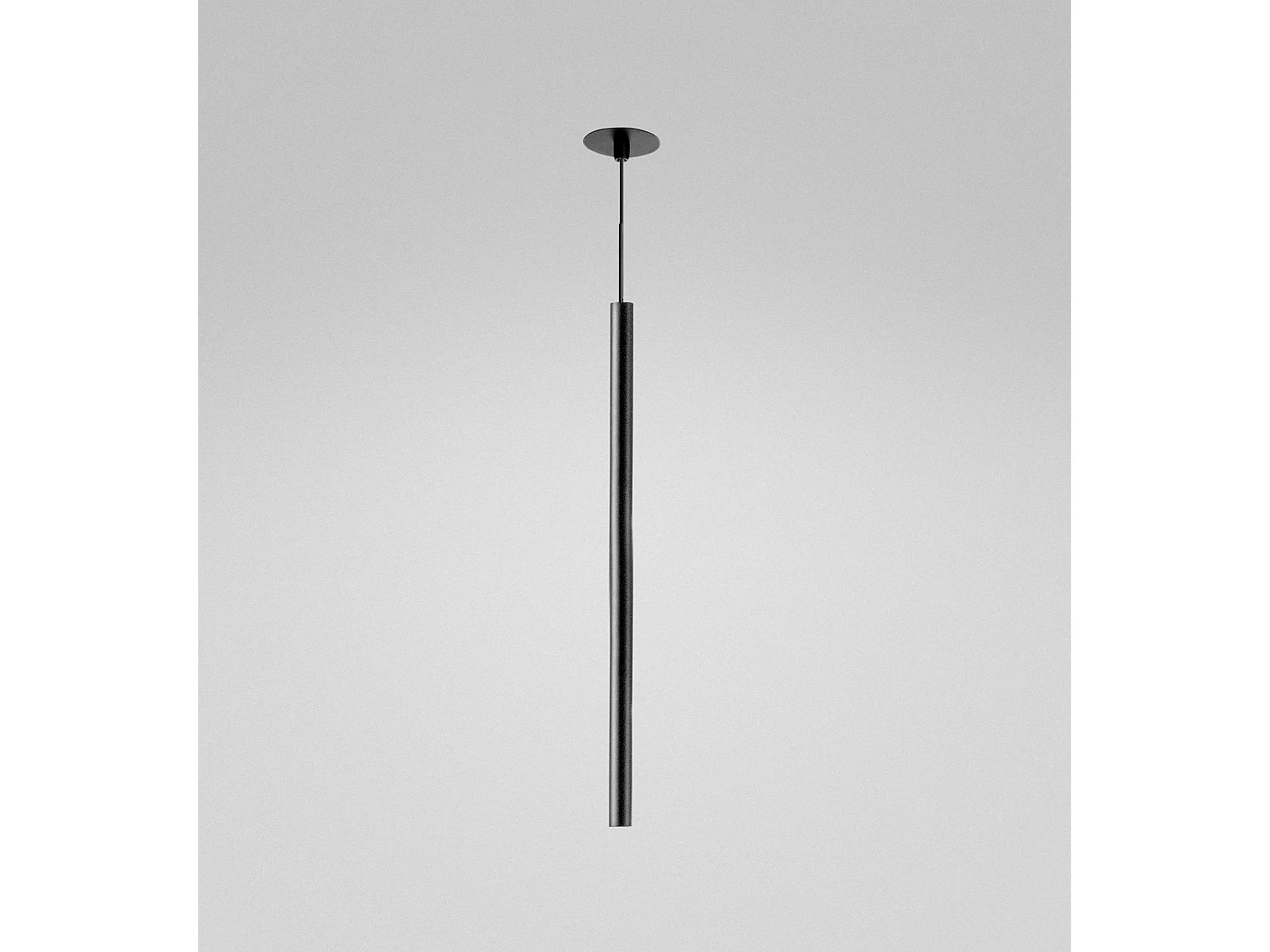 Thalassia SG/I Zwarte Inbouw Hanglamp 7W LED 3000K 398lm 18° - Gealuce Hanglamp van gesatineerd aluminium met modern design