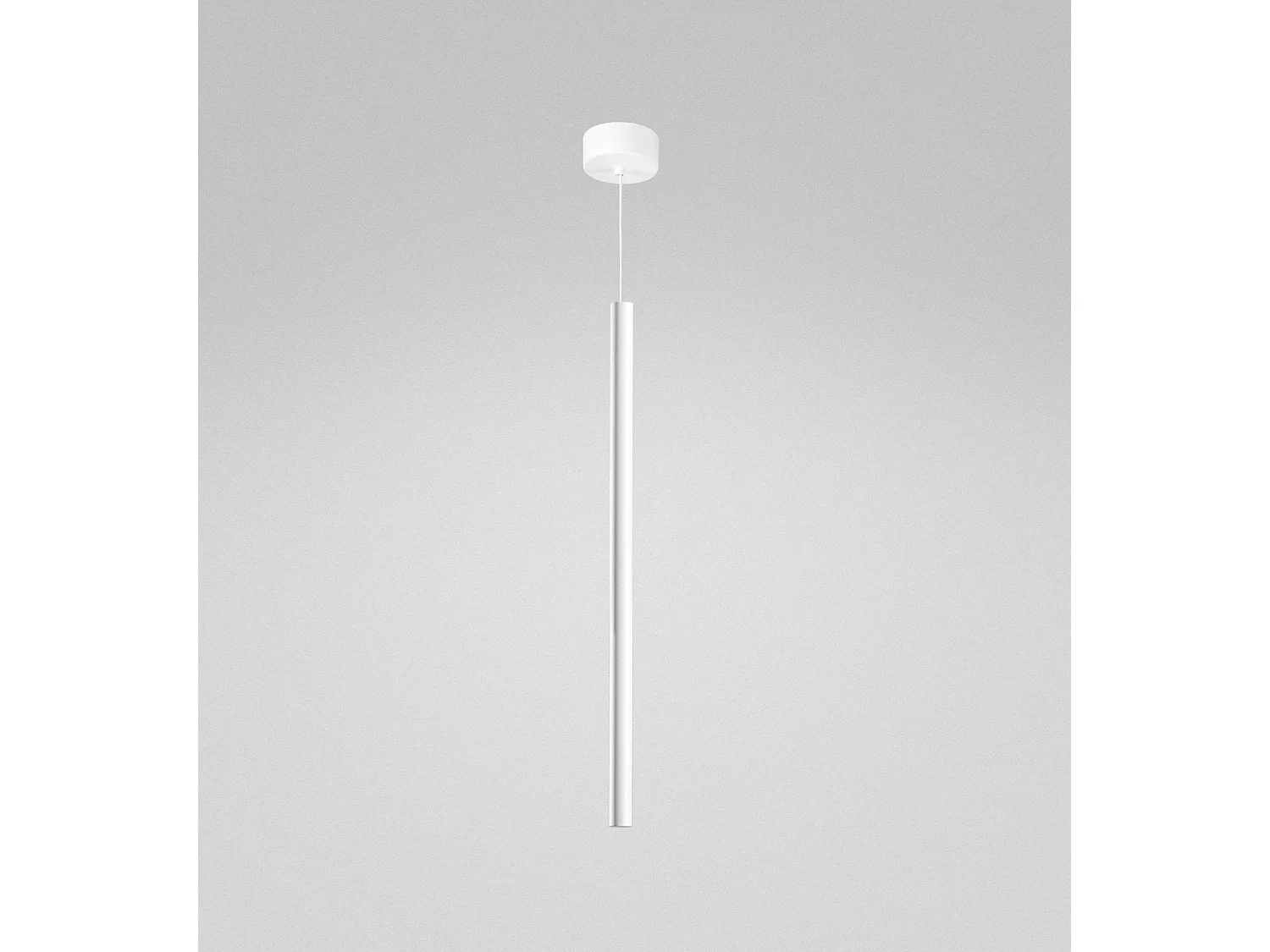 Thalassia S/G Enkele Hanglamp Wit 7W LED 3000K 398lm 18° - Gealuce Hanglamp van gesatineerd aluminium, modern design