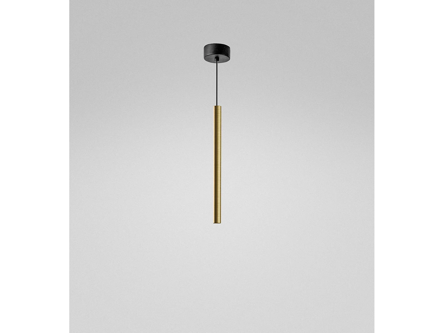 Thalassia S/P Enkele Hanglamp Goud 7W LED 3000K 398lm 18° - Gealuce Hanglamp van gesatineerd aluminium, modern design