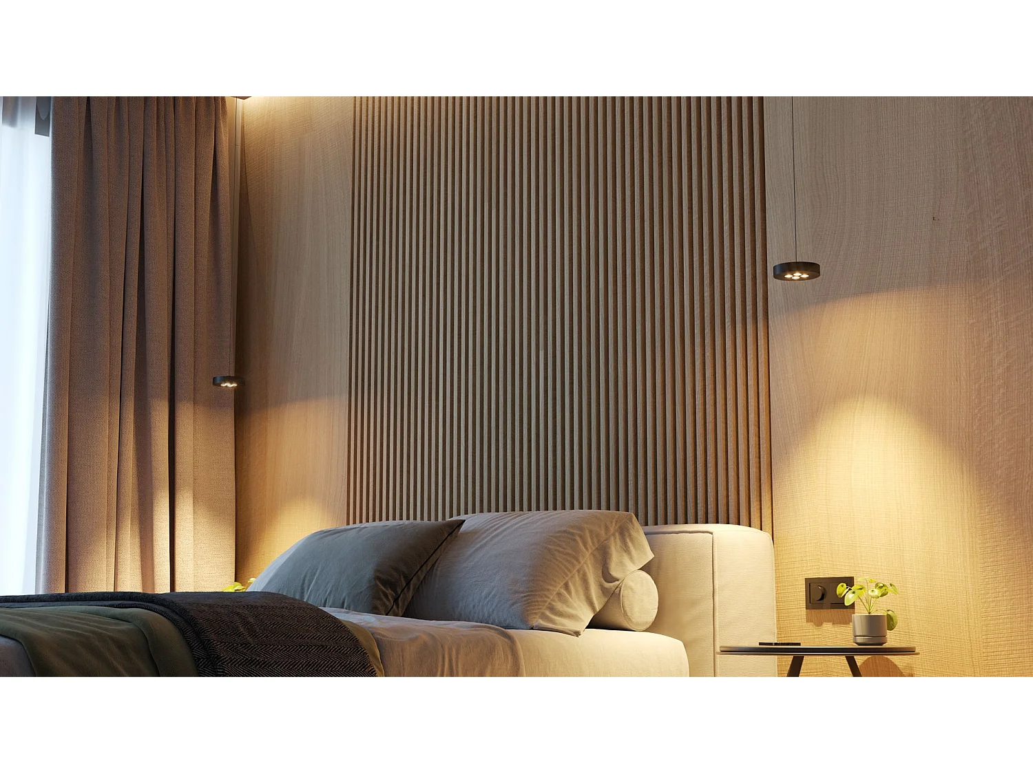 Cookie hanglamp met LED-verlichting, 12W, matzwart, CRI>90, kleurtemperatuurschakelaar 2700K-3200K-4000K, TRIAC dimbaar - Beneito & Faure