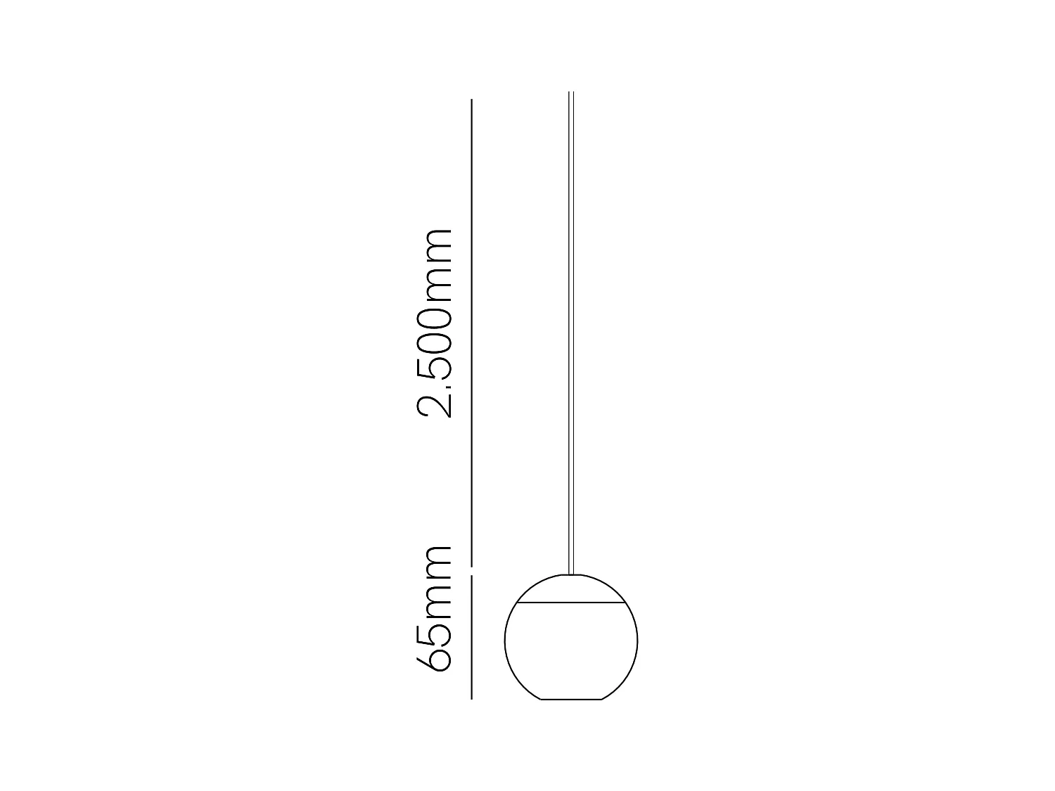 Bora Space hanglamp 8W 38º LED kleurtemperatuurschakelaar 2700K-3200K-4000K matwitte afwerking voor modulair systeem - Beneito & Faure