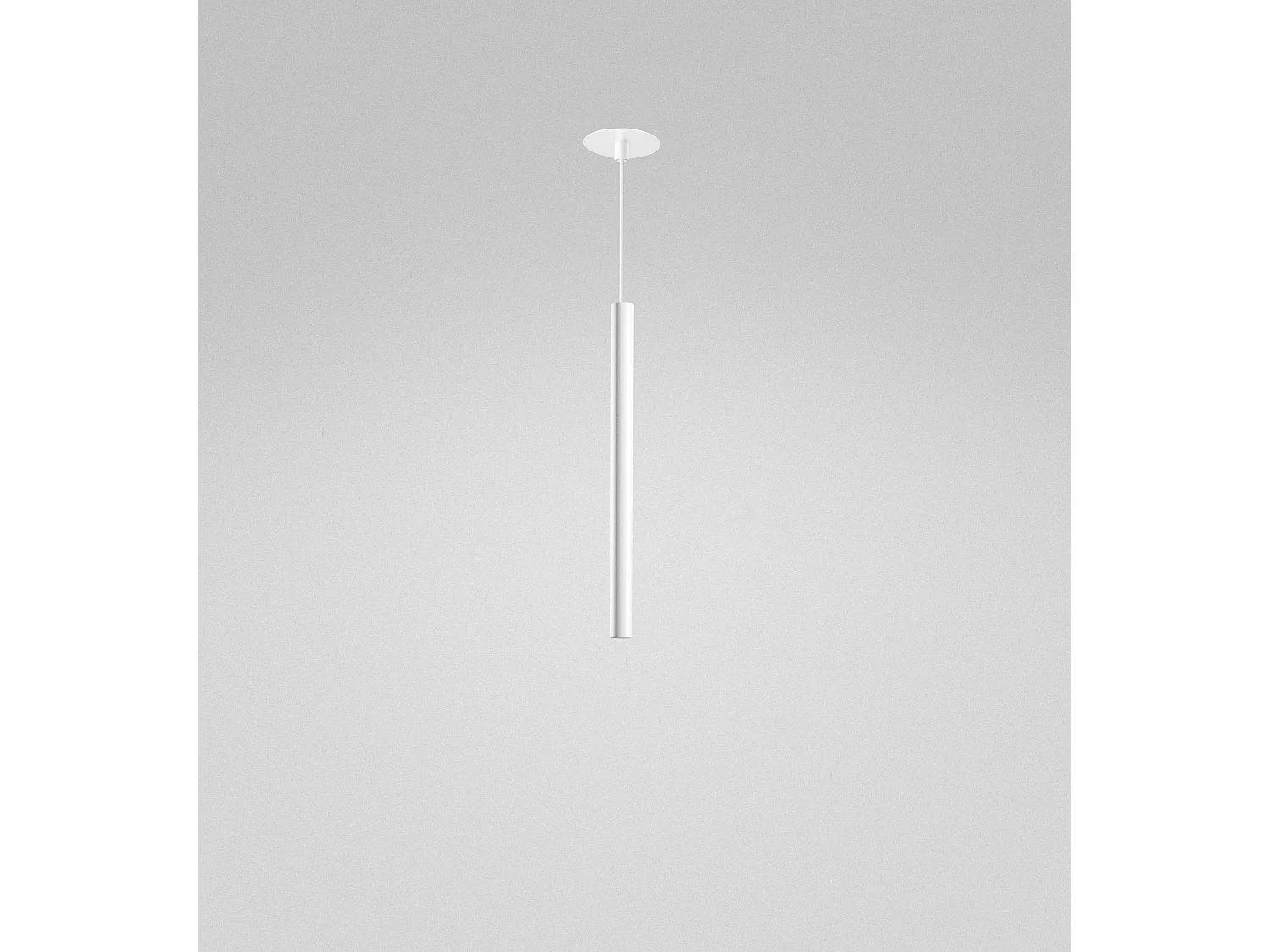 Thalassia SP/I Inbouwpendellamp Wit 7W LED 3000K 398lm 18° - Gealuce Hanglamp van gesatineerd aluminium met een modern design