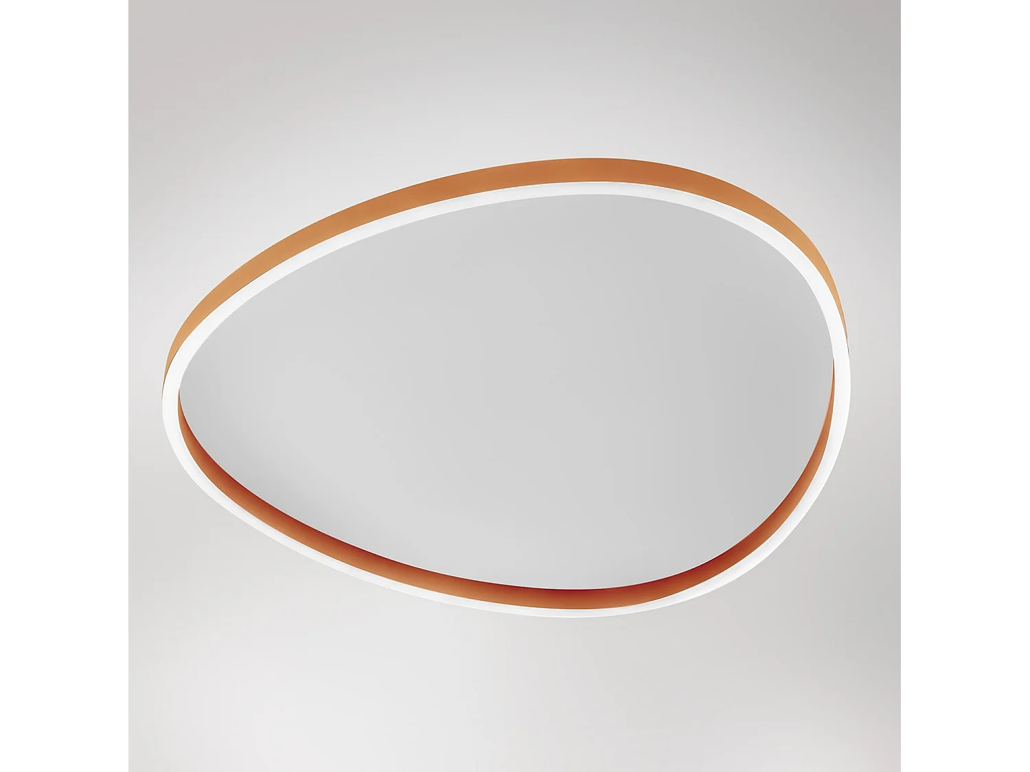 Ecaris P/G 72W LED loftlampe, dobbelt lysudgang, dæmpbar, farvetemperaturkontakt 3000K/4000K, farve: Gealuce, farve: Orange