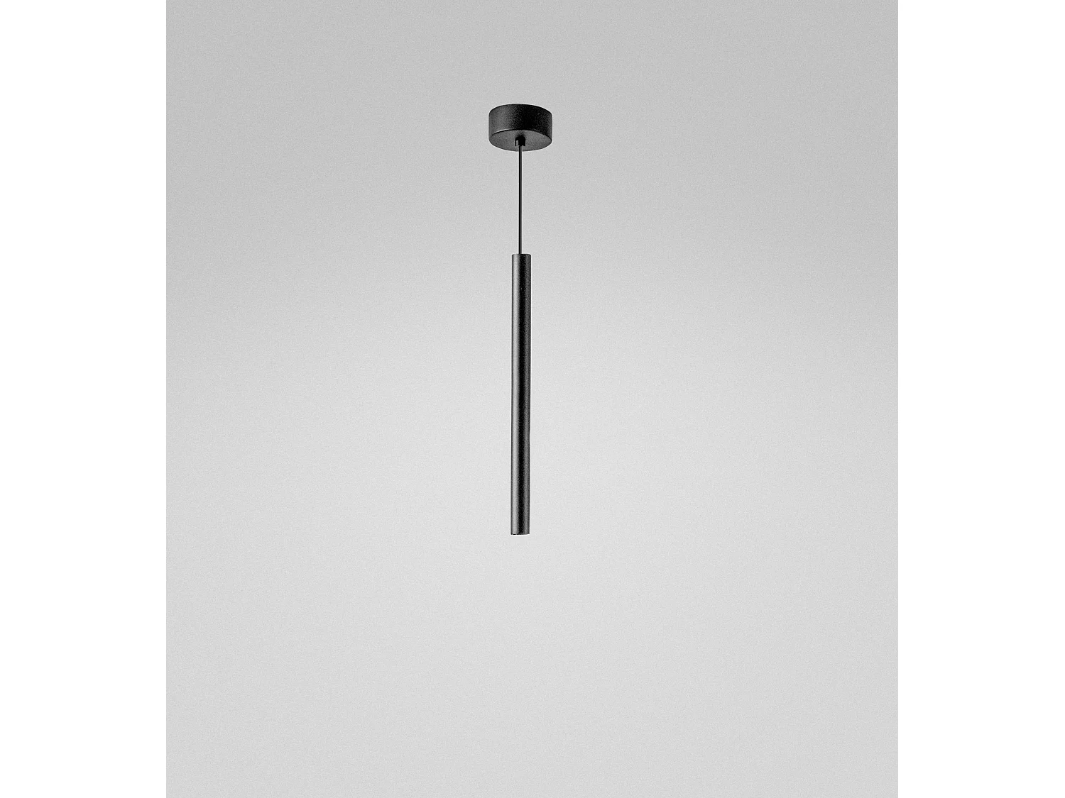 Thalassia S/P Enkele Hanglamp Zwart 7W LED 3000K 398lm 18° - Gealuce Hanglamp van gesatineerd aluminium, modern design