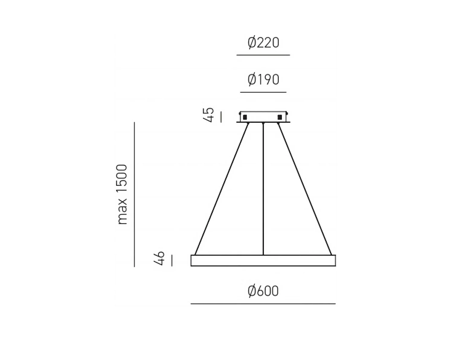 Criseide S/P Weiße Pendelleuchte – Integrierte LED 60 W 3200 lm 3000 K dimmbar, doppelte Lichtabstrahlung, Aluminium und Silikon – Gealuce