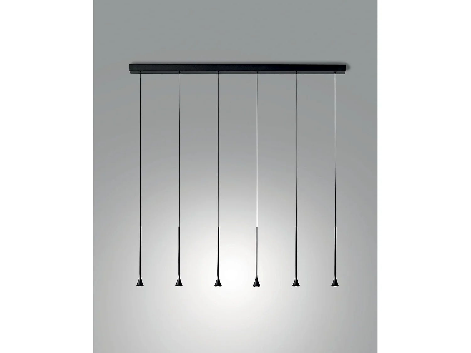 Susa LED-hanglamp 30W 2790lm 3000K dimbaar met faseafsnijding, zwart metalen frame, IP20 - Susa