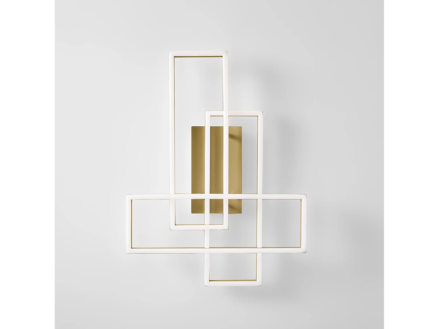 Dyana P 60W 1900lm 3000K LED-Deckenleuchte aus gebürstetem Gold-Aluminium, dimmbar, Phasenanschnitt, Direktlicht - Gealuce