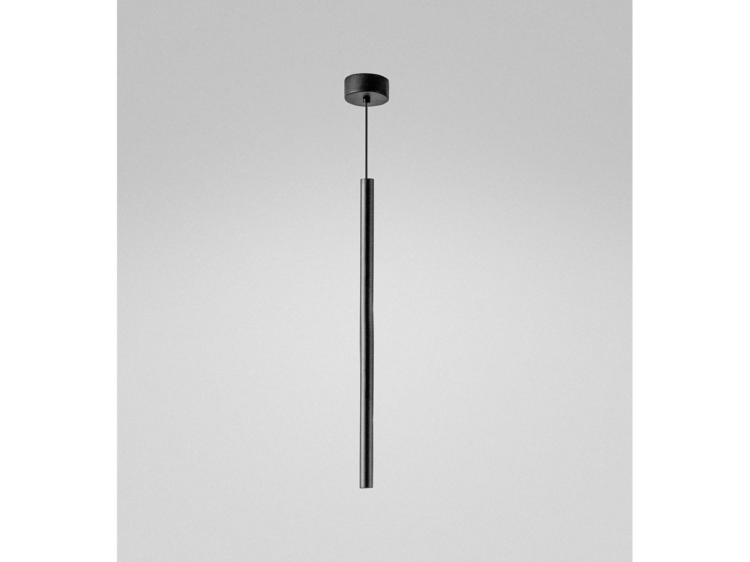 Thalassia S/G Enkele Hanglamp Zwart 7W LED 3000K 398lm 18° - Gealuce Hanglamp van gesatineerd aluminium, modern design