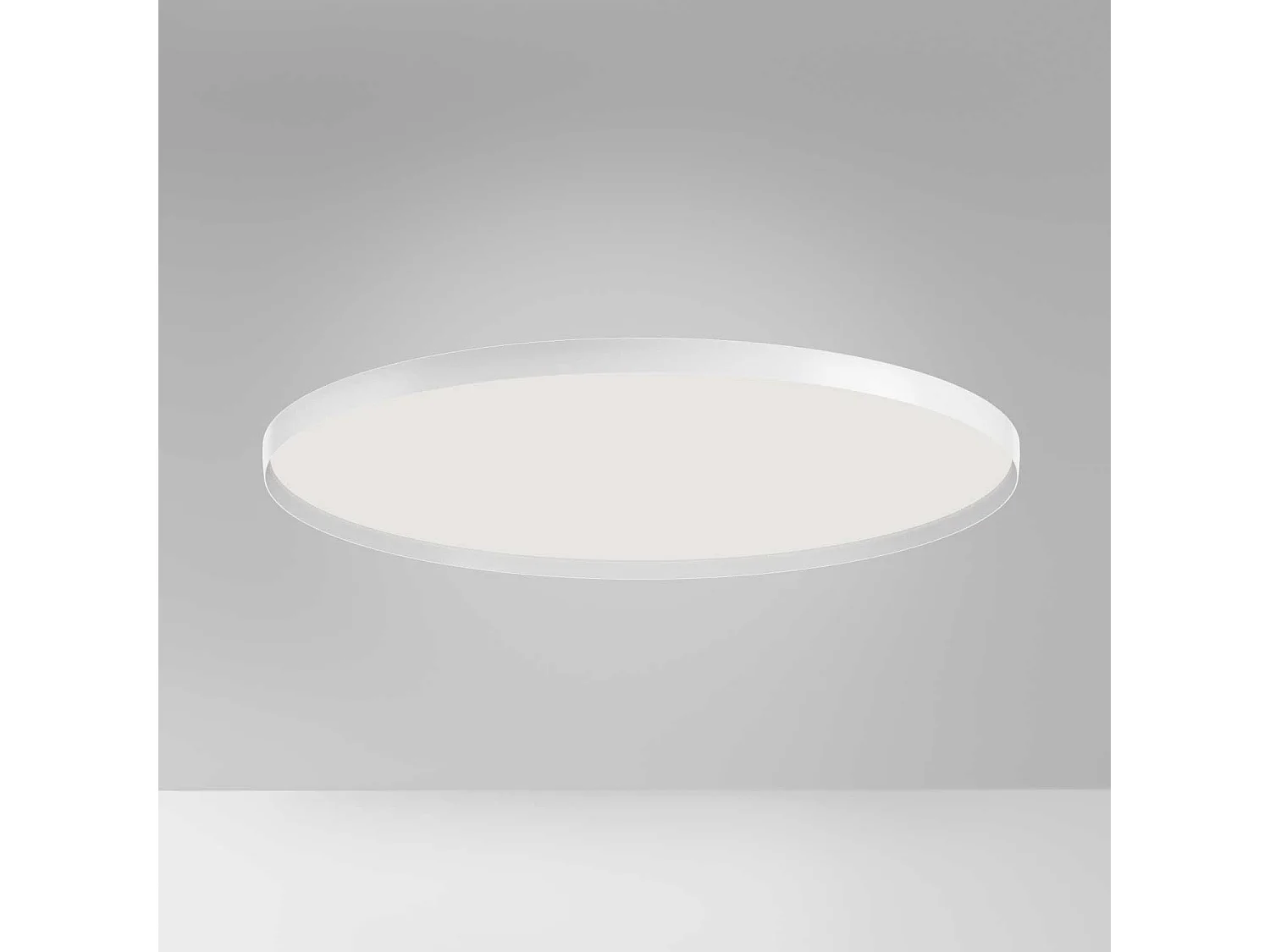 ACELIA P/S 76W dimbare LED-plafondlamp met faseafsnijding en dubbele lichtuitstraling in opaalwit aluminium - Gealuce