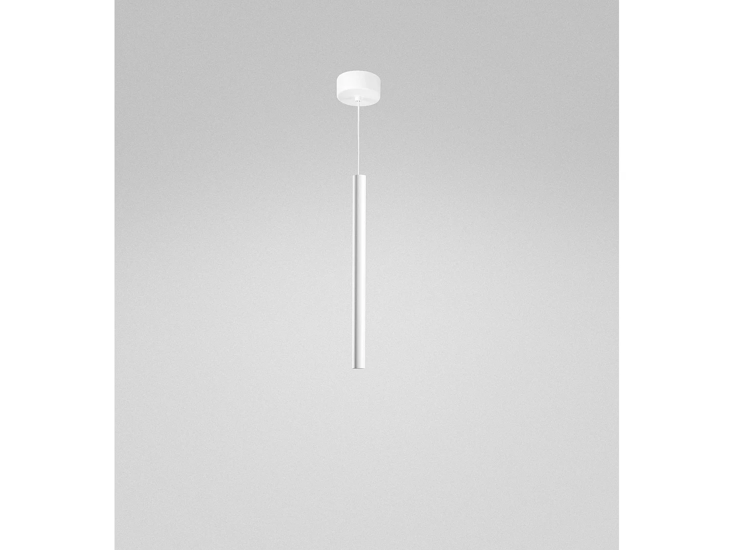 Thalassia S/P Enkele Hanglamp Wit 7W LED 3000K 398lm 18° - Gealuce Hanglamp van gesatineerd aluminium, modern design