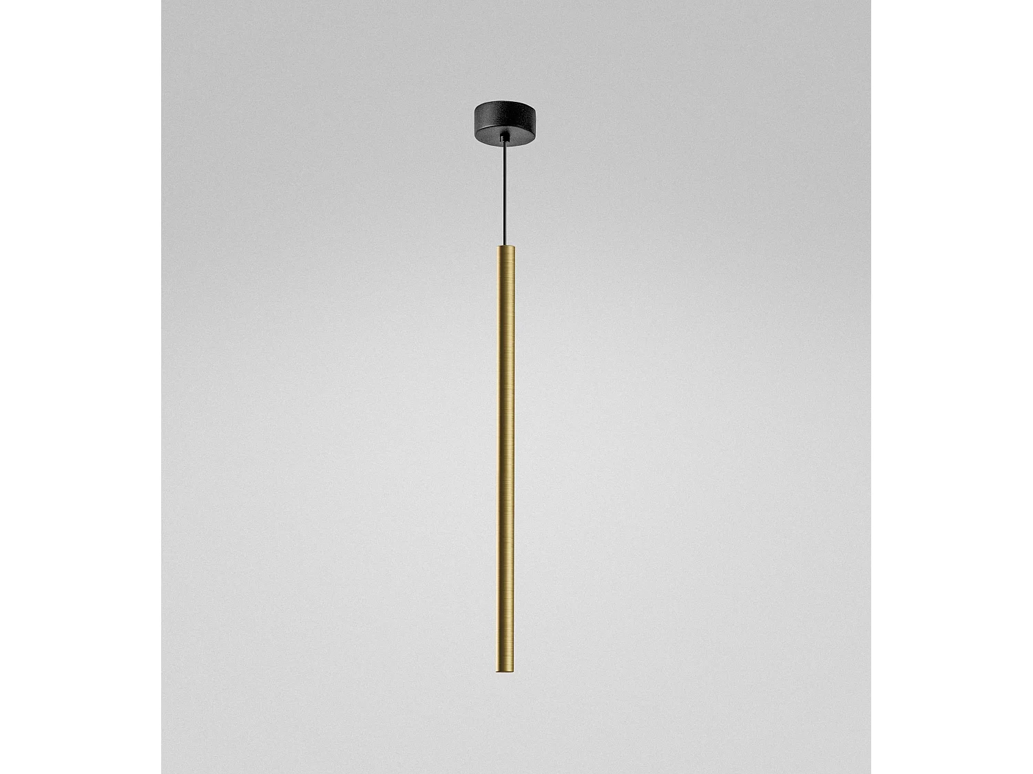 Thalassia S/G Enkele Hanglamp Goud 7W LED 3000K 398lm 18° - Gealuce Hanglamp van gesatineerd aluminium, modern design
