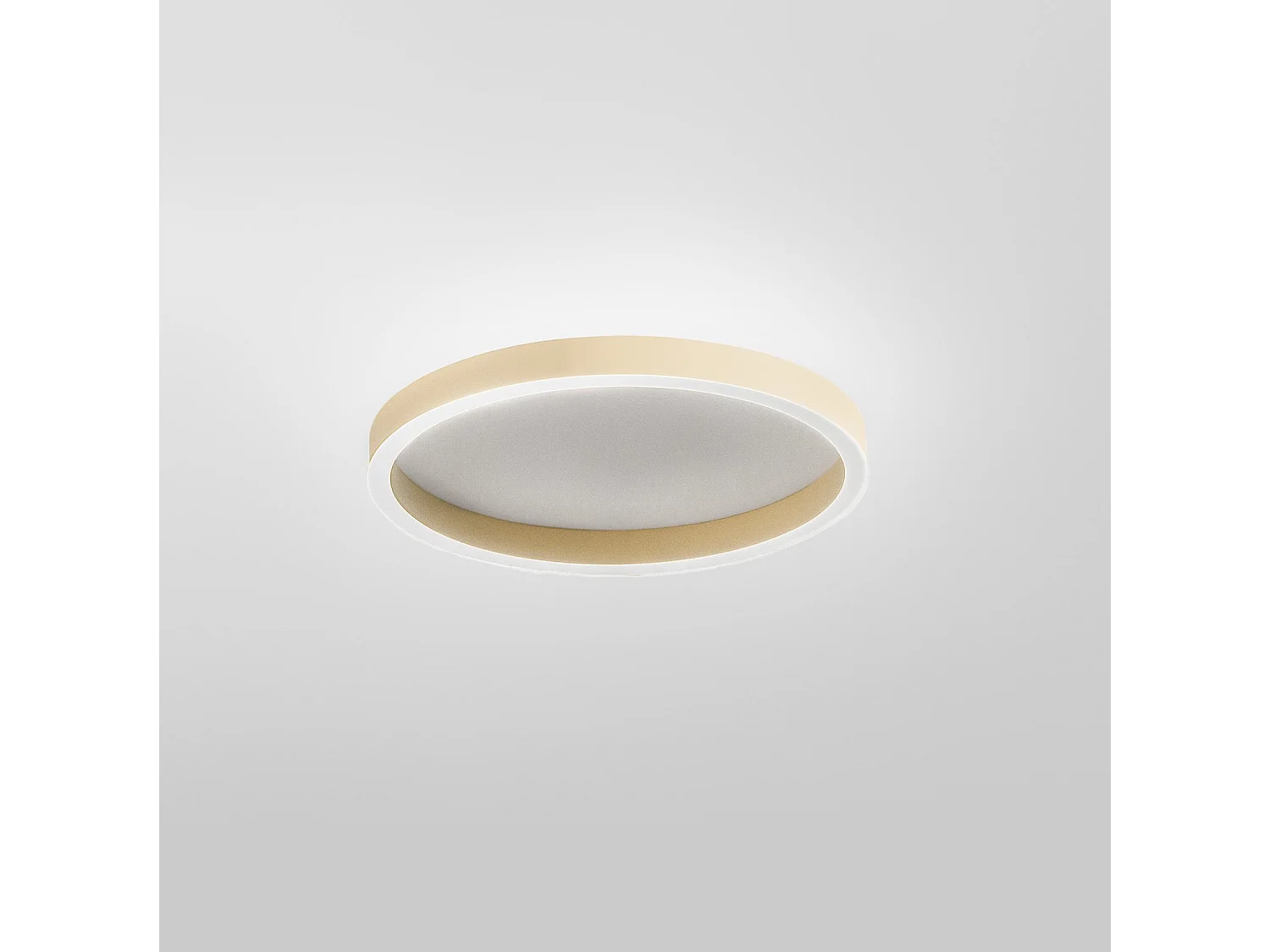 AELA P/P LED-plafondlamp 36W Dubbele Lichtuitstraling 1800-1900lm 3000K/4000K Aluminium Nieuw Beige Dimbaar Fase-afsnijding - Gealuce