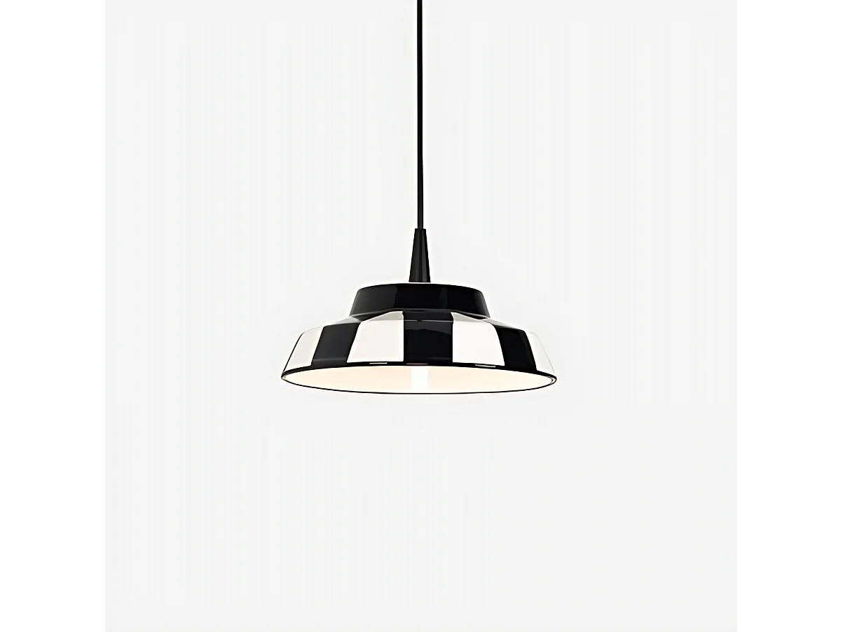 Circus LED-hanglamp 8W 3000K Keramiek Gemaakt in Italië Modern gestreept design Diameter 24 cm In hoogte verstelbaar tot 300 cm Wit
