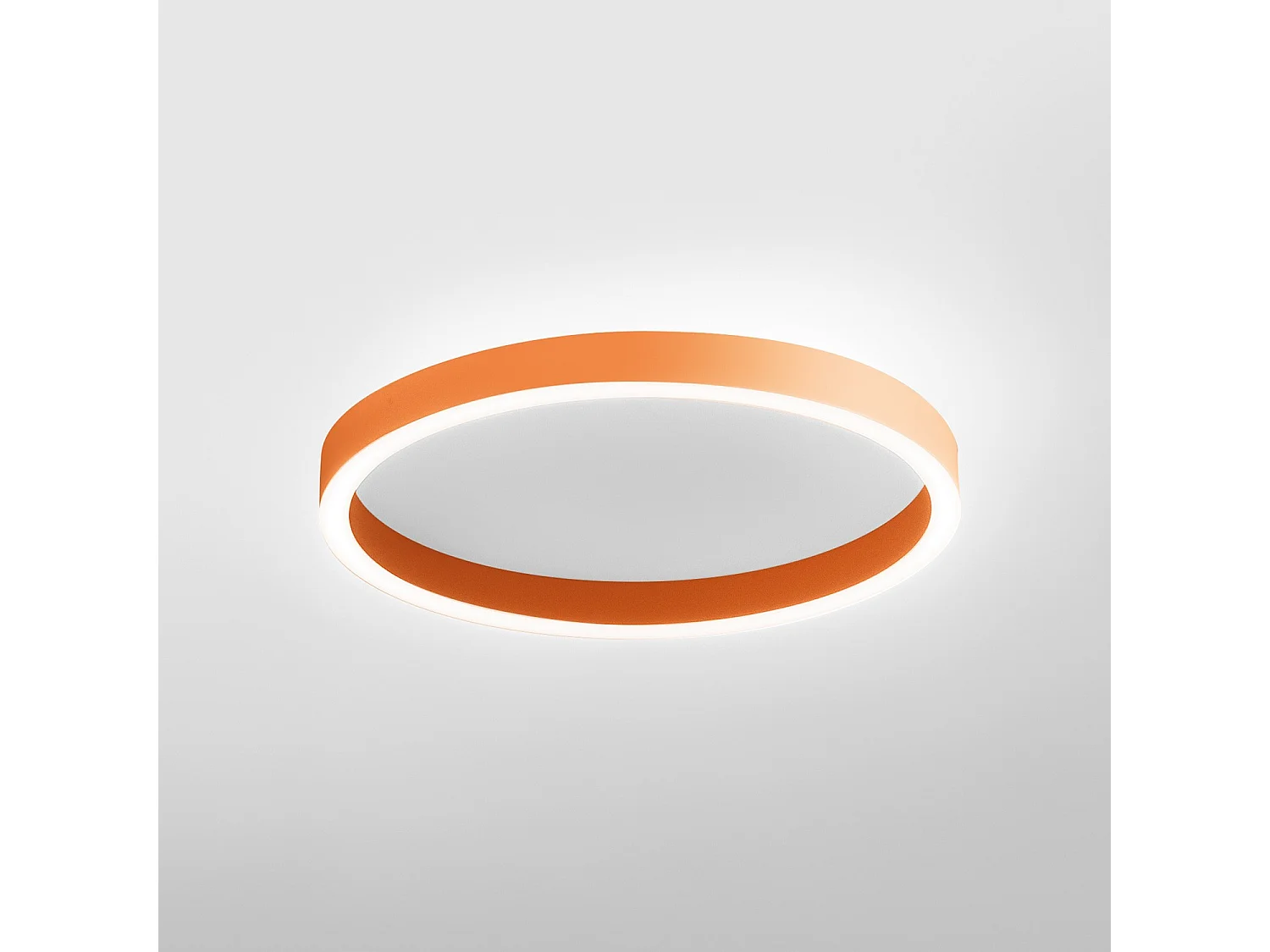 AELA P/M Loftlampe i brændt orange aluminium 50W+10W integreret LED dobbeltstråle 3100lm dæmpbar faseafbryder - Gealuce